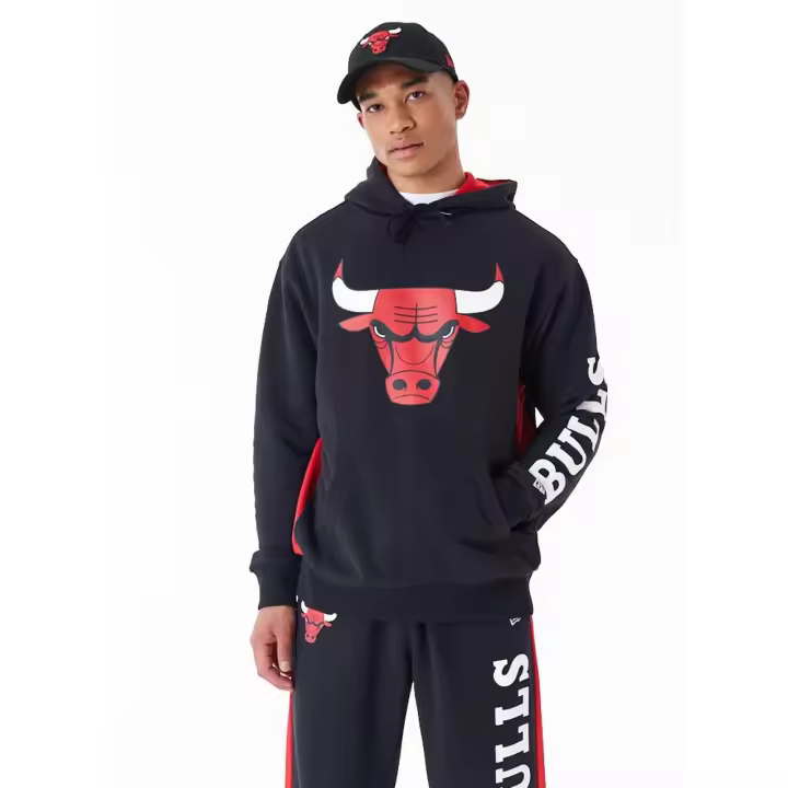 Sudadera New Era Nba Mesh en Negro para Hombre - 1