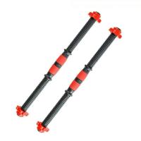Ozio Fitness - 2 Barras de 50 Cm para Mancuernas Multifit 2 en 1 Musculación con 4 Cierres - Diámetro 2 5 Cm - Agarre Ergonómico - Mangos Antideslizantes - Mayor Seguridad - Gran Variedad de Ejercicios - details 1