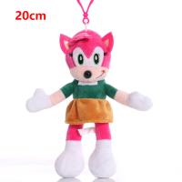 Muñeco De Peluche Sonic 20-25cm Dibujito Animado Erizo Amy Rose Con Cola De Mano Suave Regalo De Cumpleaños Para Niños Y Niñas - details 11