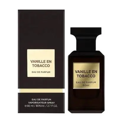 🌟 Perfume Árabe 100% Original Fragrance World Unisex Vanille En Tobacco 80ml – El Encanto Místico del Oriente en Cada Gota de Lujo Atemporal 🌟 - 1