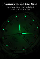 Reloj Mecánico Para Hombre OLEVS9946 Resistente Al Agua Con Iluminación Luminosa Acero Inoxidable Calendario Dual Display Romano Numeral - details 9