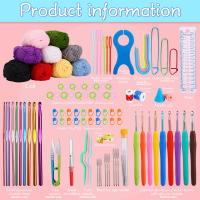 Kit De Tejer Crochet BUDDUR Con Agujas Y Hilo De Algodón Herramientas Profesionales Para Manualidades DIY - details 3