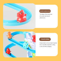 Juego Educativo Temprano 3PCS Juguetes De Animales Para Niños Mayores De 3 Años Pato/Cerdo/Dinosaurio/Pinguino Subir Escaleras - details 10