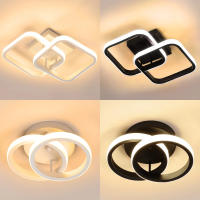 Lámpara De Techo LED Para Pasillos Moderna En Tres Colores Instalación En Superficie Para Dormitorio Comedor Iluminación Diaria Sin Control Remoto - details 0