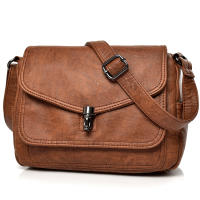 Bolso De Hombre Para Mujer De Cuero Suave Vintage De Lujo Bolso De Mano Diseño Nuevo 2021 Pequeño Bolso Cruzado Sac À Femme - details 0