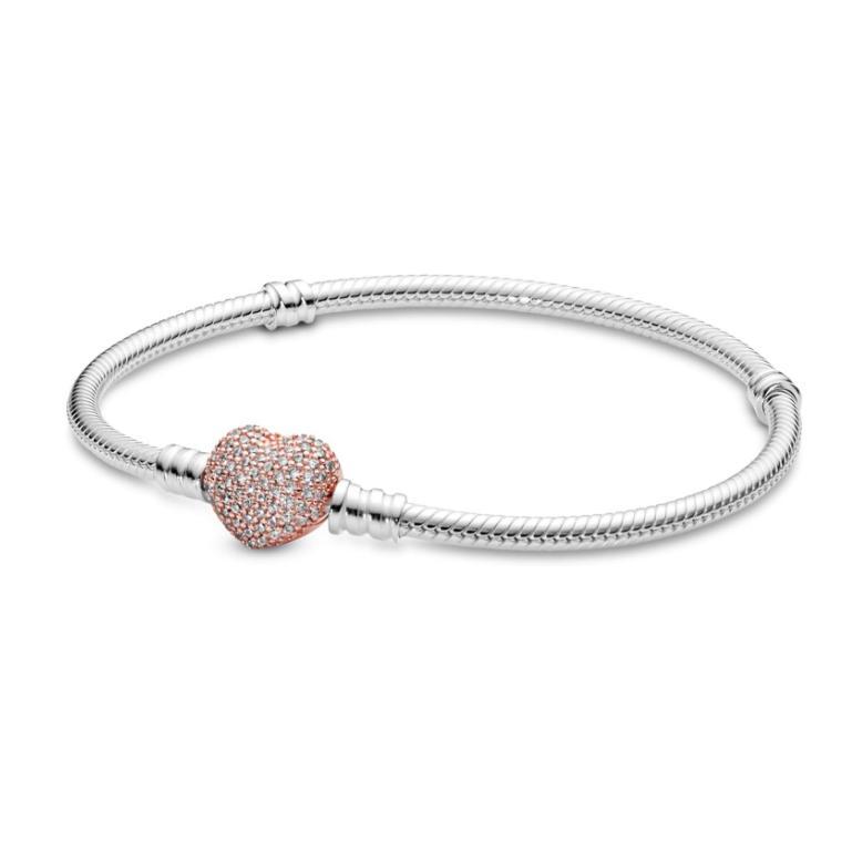 PANDORA Reflexiones, Pulsera, para Mujer, Viene con El embalaje original.(Se recomienda medir la circunferencia de su muñeca y elegir La Talla según la tabla de Tallas)