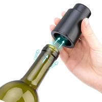 Tapa De Vino De Vacío 1/2PCS Almacenamiento De Memoria Estilo Empuñadura Negro Herramientas De Barra Tapa De Botella De Vino Ecológica Fácil De Usar - details 6