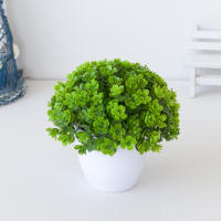 Bonsái Artificial Energético Decorativo No Desvaneciendo Planta Verde Para Mesa Centro De Oficina Decoración Imitación - details 5