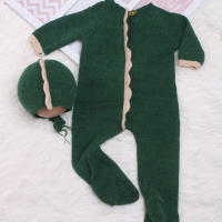 Ylsteed Traje De Dinosaurio Para Bebé Recién Nacido Ropa De Fotografía Para Niño Diseño De Animal Lindo Traje De Un Pie - details 3