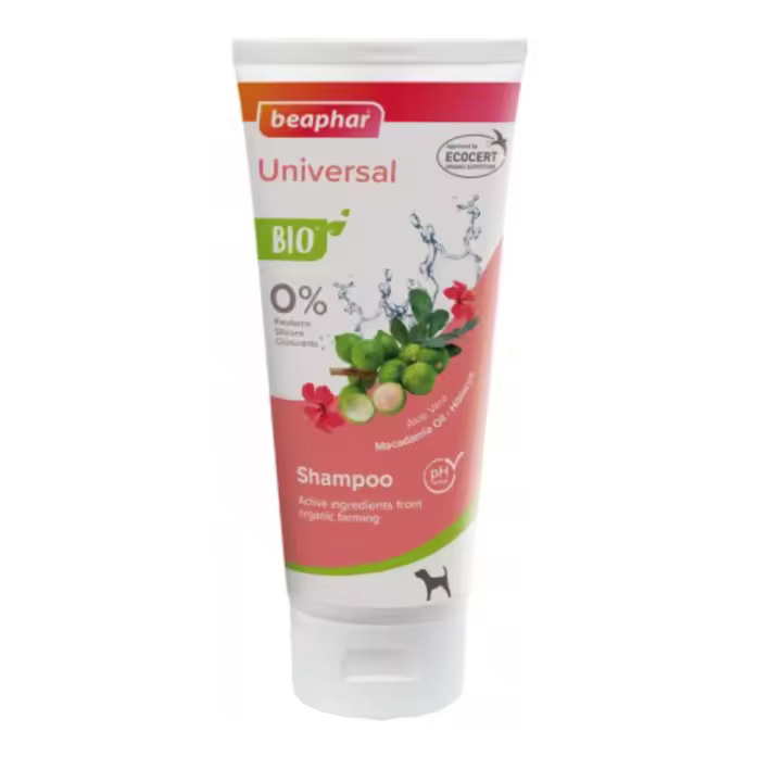 BEAPHAR Champú Bio Universal Perro, 0% parabenos, siliconas, colorantes, alcohol, Bote 200 ml - 1