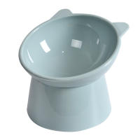 Tazón De Alimentos Para Gatos Con Soporte Elevado Protege El Cuello Del Perro Alimentos Y Agua Para Mascotas Suministros De Plástico Forma Redonda - details 4