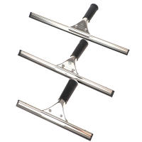 Limpia Vidrio Ventanas Cepillo Limpia Baño Ducha Cuchilla Limpiador Hogar Acero Inoxidable Manija Squeegee Para Limpieza De Baño - details 5