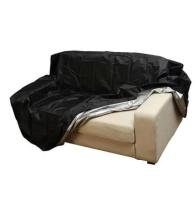 Garden Bench Cover, 2 Seater Outdoor Garden Bench Cover, Garden Furniture Protective Cover, 420D Oxford Fabric Garden Sofa Cover, Waterproof, Windproof, UV Resistant - 131x69x65/89cm - details 1