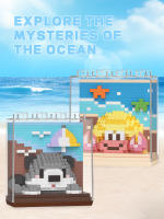Puzzle De Bloques De Partículas Micro De Criaturas Marinas Serie Muñeca Cartoon Regalos De Cumpleaños Para Niños Y Niñas - details 2