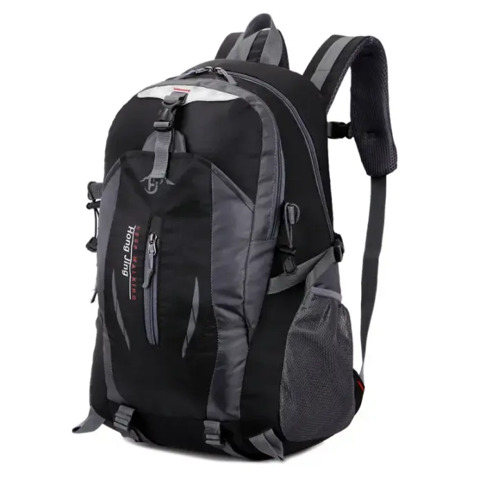 Mochila De Viaje Impermeable De Nylon Para Hombres Y Mujeres Mochila De Escuela Deportiva Al Aire Libre Mochila De Senderismo - 1