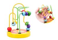 Juguete Educativo De Matemáticas Montessori Para Bebés Juguetes De Madera Para Niños Pista De Ratón En Forma De Circulo Con Cuentas Regalo Para Niños De 3-6 Años - details 3