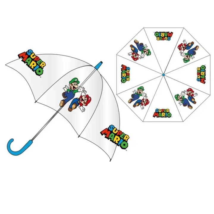 Paragua Niñ@s Automático Super Mario 48cm y 78cm Diametro - 1