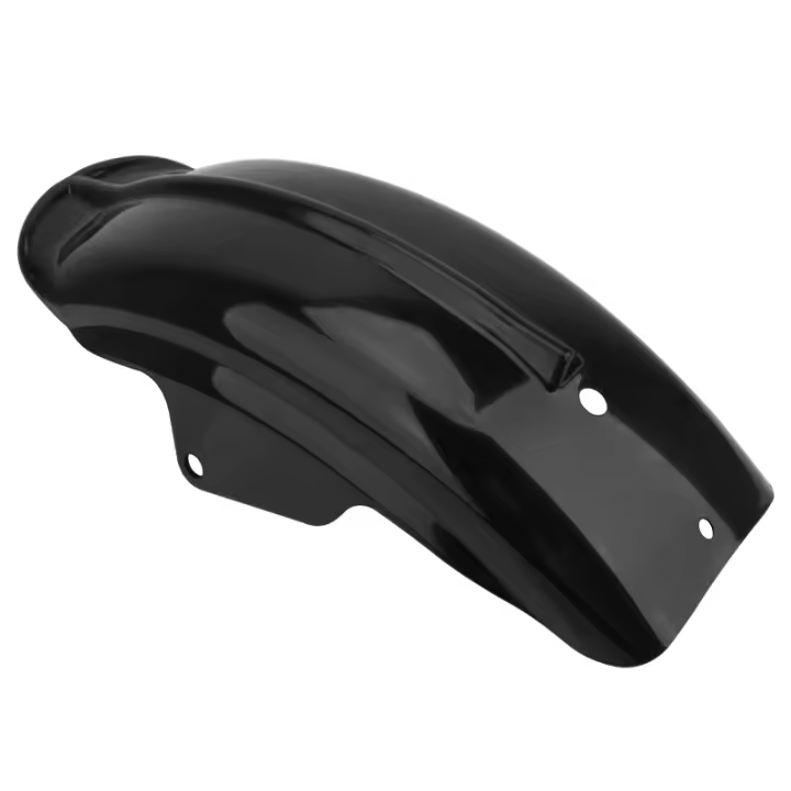 Fender De Motocicleta Universal Para Bobber Chopper Cafe Racer Negro Guardabarros Trasero De ABS Accesorios Para Motocross Piezas Y Marco - 1
