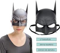 Carnavalife Máscara Batman y Capa Negra 2 pcs para Halloween, Carnaval, Disfraz de Superheroe Adulto y Niños - details 4