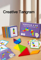 Puzzle De Madera 3D Con Patrón Animal Juego Educativo Montessori Para Niños Juguetes De Tangram Coloridos Regalo Para Niños - details 12