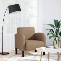 vidaXL Sillón con reposabrazos 54 cm cuero sintética en color Capuchino/Gris/Negro y más - details 0