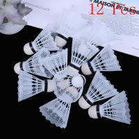 12Pcs Palomas De Badminton De Plástico Ligero Para Práctica Portátil Entrenamiento Juguete Para Niños Material De Cabeza Poliéster - details 3