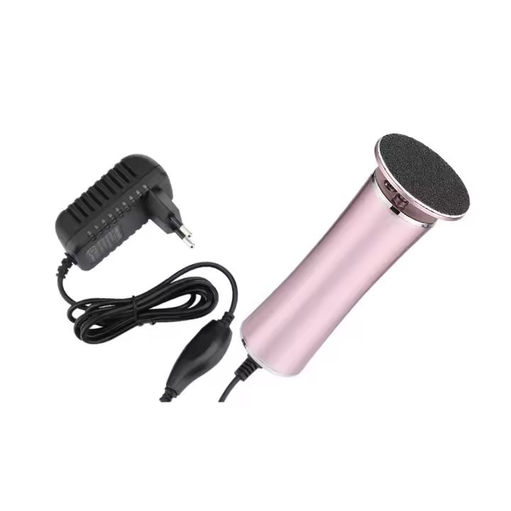 Lima Eléctrica para el cuidado de los pies, herramienta de pedicura para eliminar piel Muerta, lijadora, amoladora, 60 piezas, Papel de Lija, USB - 1