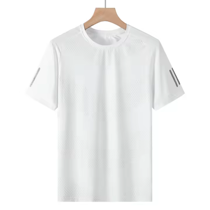 Camiseta De Entrenamiento Para Hombres Verano 2025 Camisetas Deportivas De Secado Rápido Y Transpirables Para Gimnasio Y Correr Con Mangas Cortas Colores Mixtos - 1