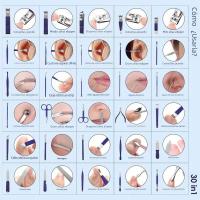 Nuevo Kit De Manicura Y Pedicura 30 PCs Cortauñas En Acero Inoxidable Conjunto De Herramientas Para Corte De Uñas Y Tobilleras - details 8