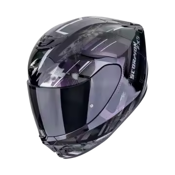 Casco Scorpion EXO-391 CLUTTER Negro Camaleon 22.06 - 1