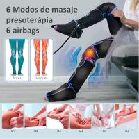 Masajeador De Piernas Con Presión De Aire Para Relajación Muscular Y Drains Líquidos 360° Promueve La Circulación Sanguínea - details 1