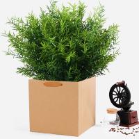 7 Ramas De Flores Artificiales Con Hierba Plástica Para Decoración De Boda Hogar Jardín Vaso Fotografía Interior Bonsái Plantas Falsas - details 10