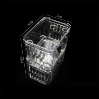 Incubador De Acuario Multifuncional Para Crecimiento De Peces Transparente 1L Con Doble Capacidad Para Guppies Y Reproducción De Peces - details 9