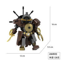 Bloques De Construcción Skibidi Toilet Drill Man Block Titans Speaker Man Clock Para Jóvenes De 14 Años O Más Plástico ABS Compatible Con Lego - details 7