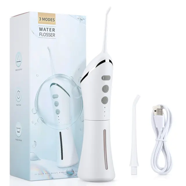 YOUPIN Xiaomi Water Flosser Electrodoméstico De Higiene Oral Recargable USB Cuidado De Encías Portátil Con 2 Brocas Para Dientes MI Nueva - 1