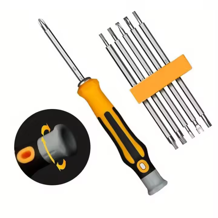 Juego De Destornilladores De Precisión 12 En 1 Con Bits De Torx Y Phillips Mini Herramienta De Reparación Portátil Para Drones Gafas Cámara PC - 1