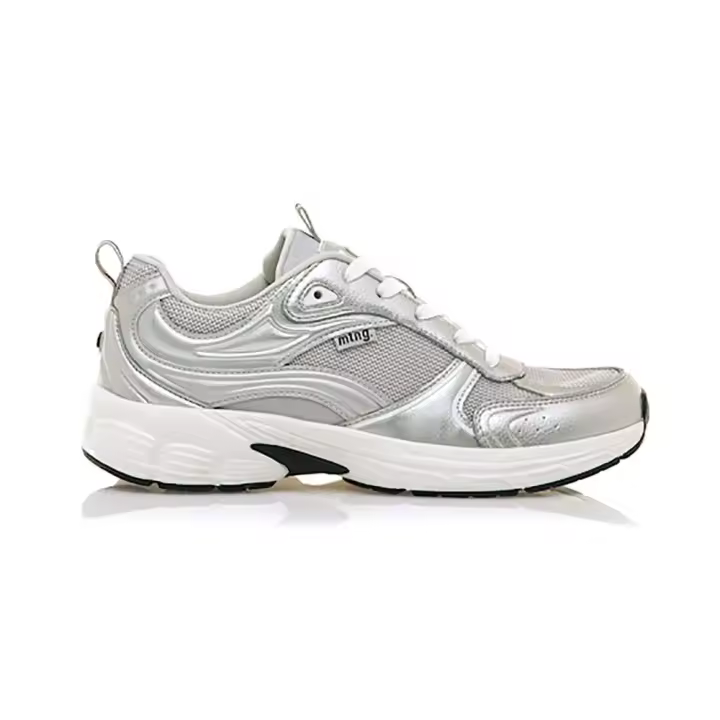 Calzado mujer Zapatillas Mtng Zapatillas Daddy Gris,Plateado - 1