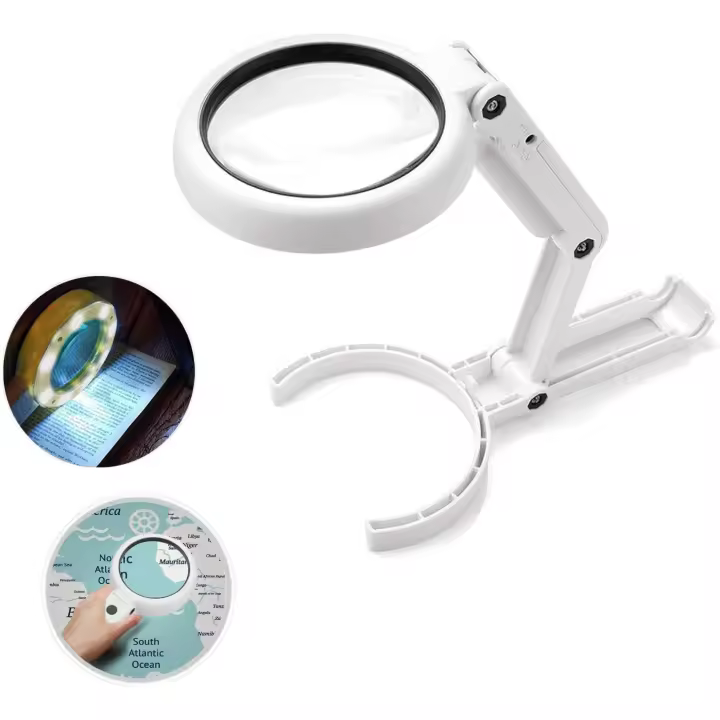 Lupa de mano 5X 11X para la identificación de joyas, reparación - 1