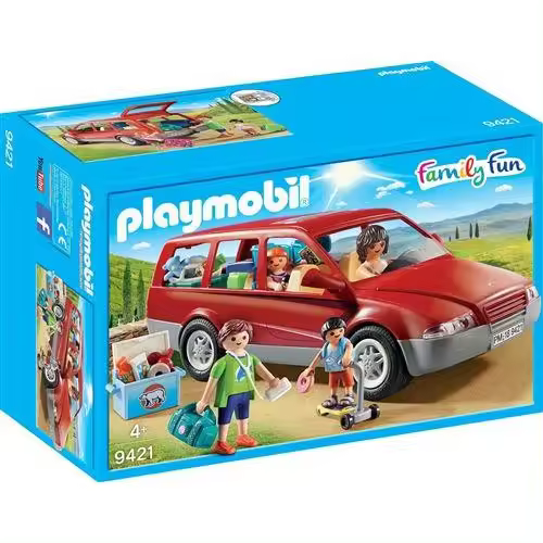 PLAYMOBIL 9421 COCHE FAMILIAR ROJO - 1
