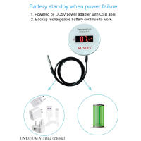 Sensor De Temperatura WiFi KONLEN Tuya Con Cable De 3m Termómetro Digital Smart Home Para Piscina Nevera Termostato Remoto Con Alarma - details 8
