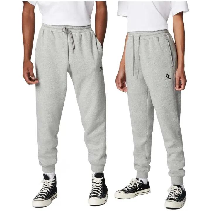 Pantalón Chándal marca Converse modelo 10024521-A05 para unisex en color gris - 1