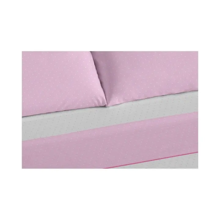 Burrito Blanco Juego Sábanas 50% Algodón Modelo 238 Cama 150. - 1