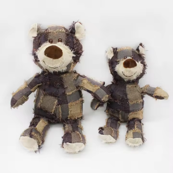 Juguete De Peluche Para Perros Y Gatos Squeaking Bear Pet Juguete Masticable De Entrenamiento Divertido Para Pequeños Perros - 1