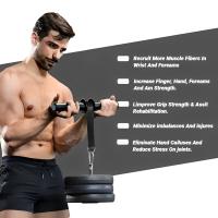 Entrenador De Músculo Del Braza Y Muñeca Con Rodillo Y Agarre De Mano Equipo De Fitness Para El Hogar Herramienta De Lucha Contra La Peso - details 1