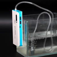 Bomba De Oxígeno Portátil Para Pesca Y Acuario Con Linterna Recargable USB 3000mAh Aerator Para Tanque De Peces Tamaño Compacto - details 9