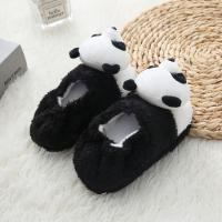 Zapatillas Infantiles De Peluche Para Invierno Con Suela De Goma Antideslizante Dibujos De Panda 3D Para Niños Y Niñas Zapatos Suaves Para El Hogar - details 2