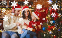 Proyector De Luz De Nieve De Navidad LED IP65 Impermeable Iluminación Dinámica De Nieve Navideña Con Control Remoto - details 0