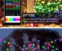 Luces LED Bluetooth Para Navidad Y Fiestas USB 5V Dreamcolor WS2812B RGBIC Addressable Guirnalda De Hadas Para Decoración De Bodas Y Fiesta - details 8