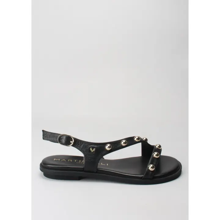 sandalia tachas napa negro MARTINELLI - 1