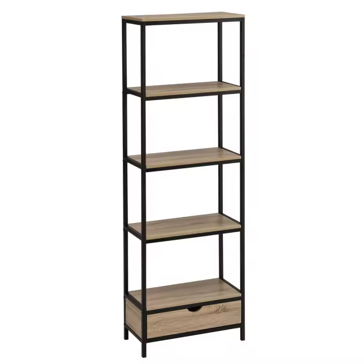 Estantería con 1 cajón y 4 baldas de acero Urban Lola Home - 1